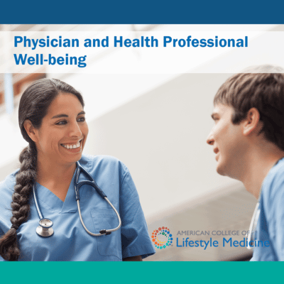 Physician and Health Professional Well-Being