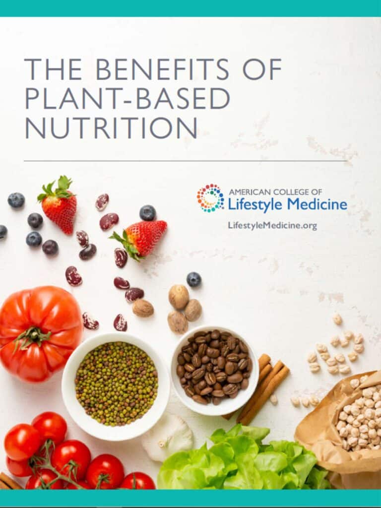 Cover of The Benefits of Plant-Based Nutrition White Paper