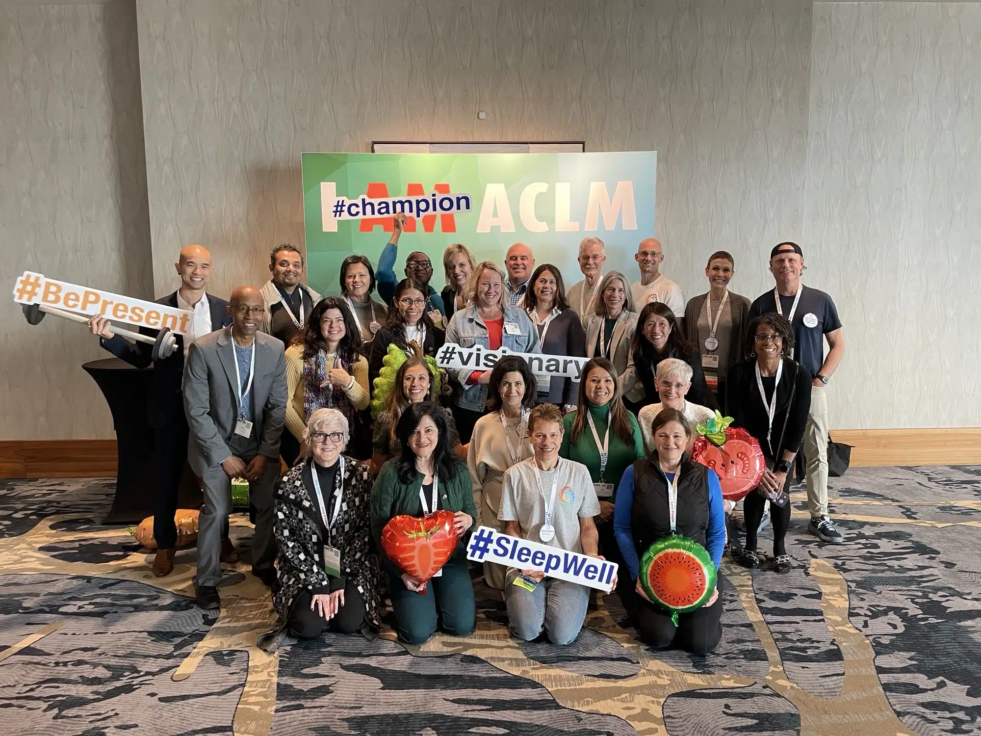 A photo of ACLM MIG members at LM2023